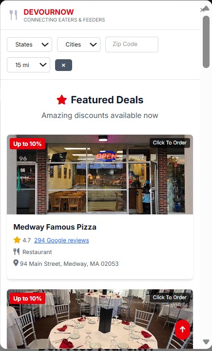 DevourNow Featured Deals